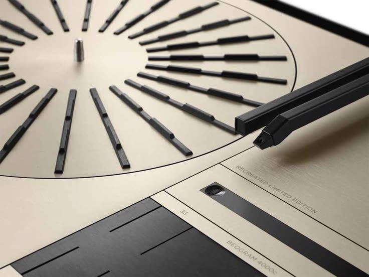 Bang & Olufsen turntable detail